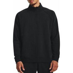 Under Armour Mens Golf SweaterFleece Quarter Zip Pullover Black Large New W/Tags